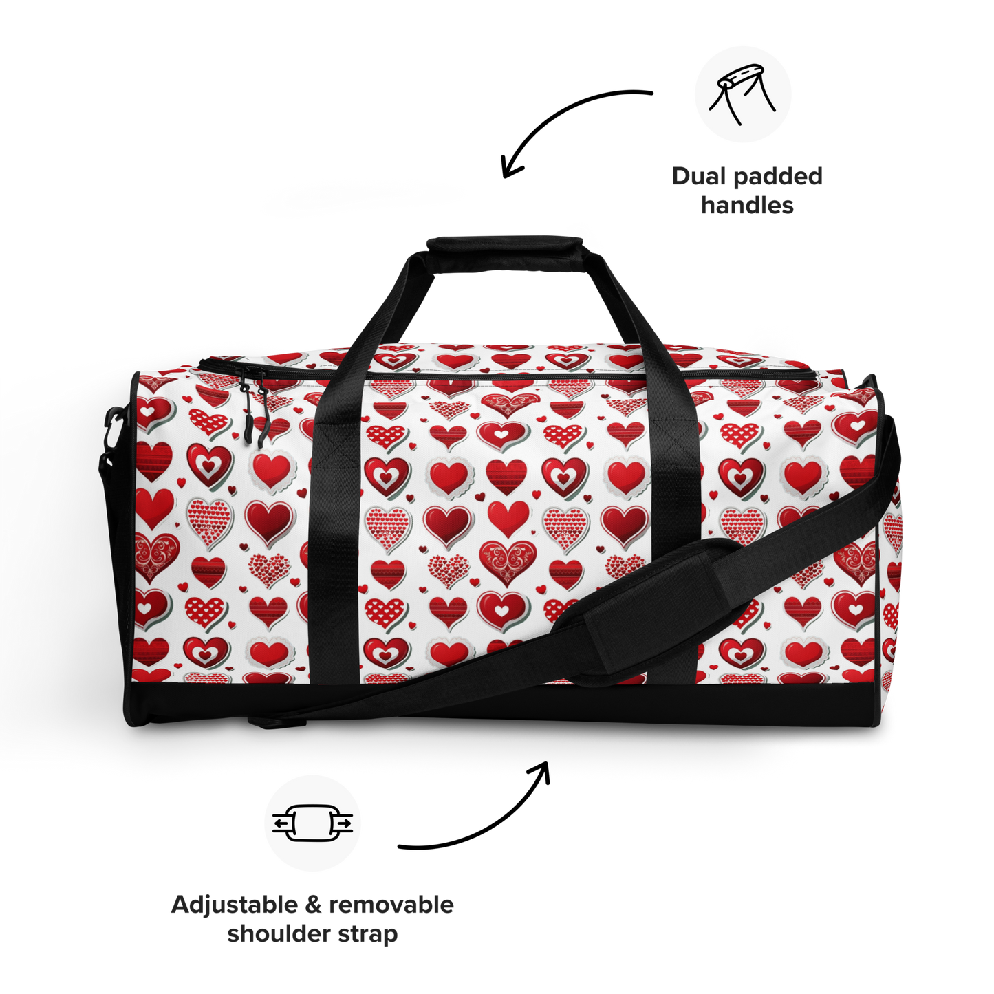 Heart Duffle bag